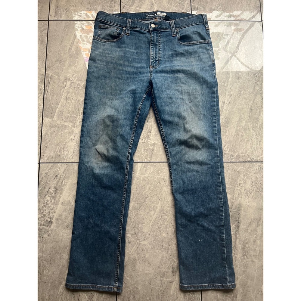 Carhartt Rugged Flex Slim Fit Tapered Jeans Mens 36x32 Blue BD2807-M